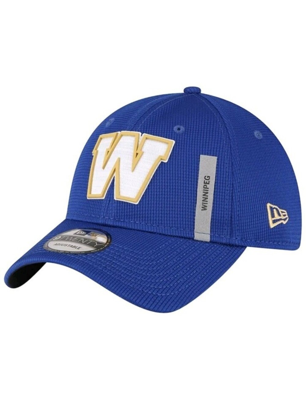 CFL Winnipeg Blue Bombers New Era Sideline 9TWENTY Adjustable Hat One Size Blue